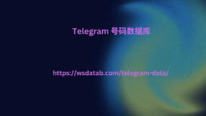 Telegram 号码数据库
